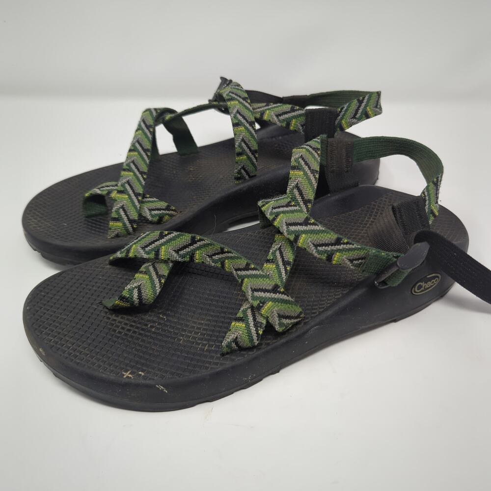 Chaco Zx1 Classic Sport Sandal Static Avocado Black Green Mens Size 13